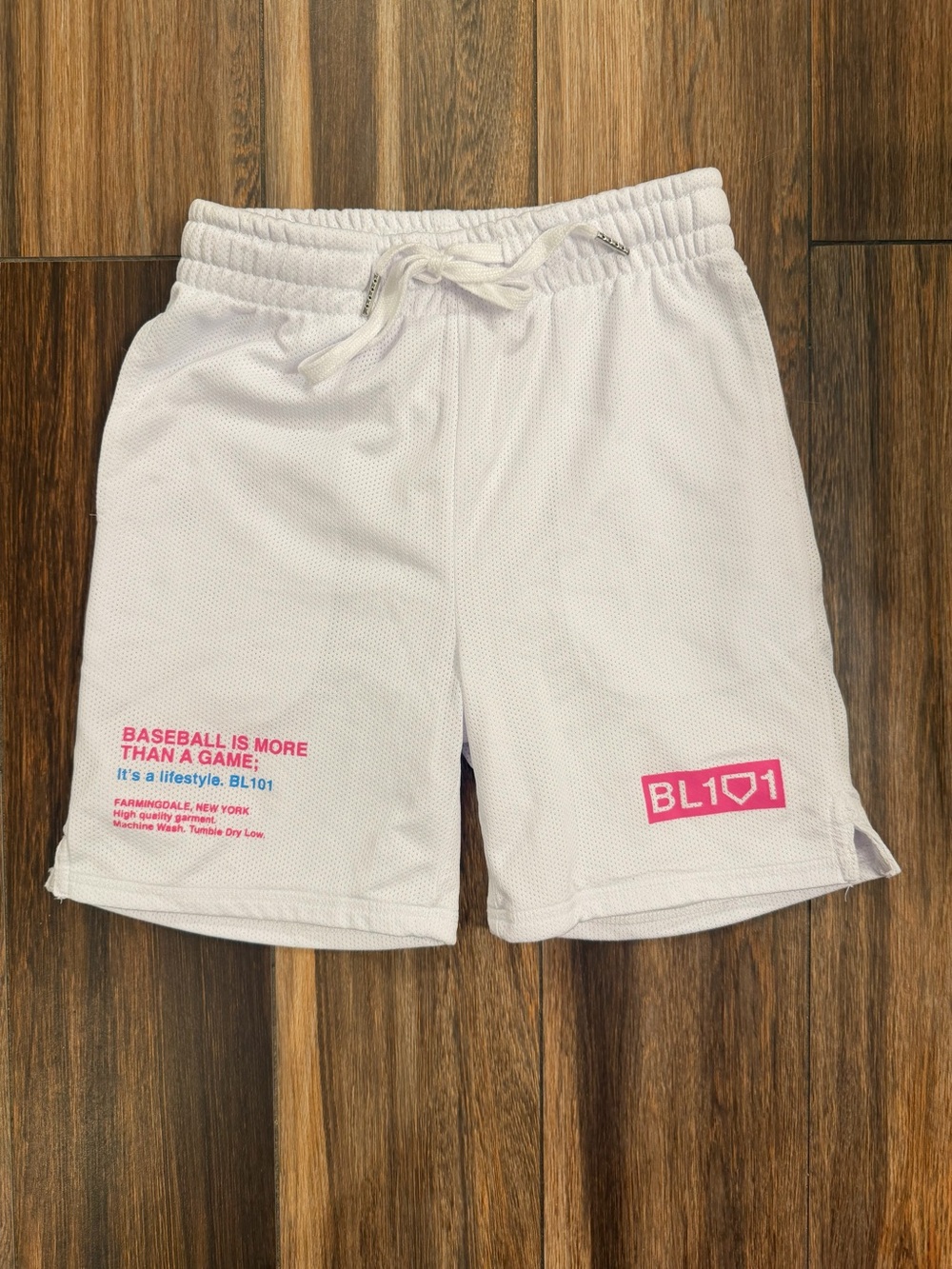 Baseball Lifestyle 101 White Shorts
